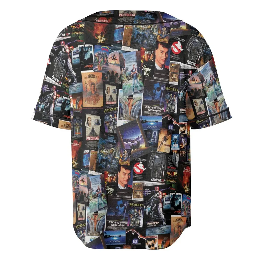1980s Movie Unisex Baseball Jersey - 4
