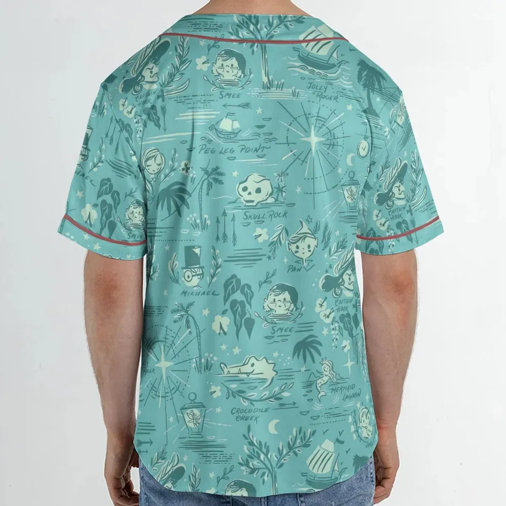 Forever Neverland Peter Pan Unisex Baseball Jersey - 2