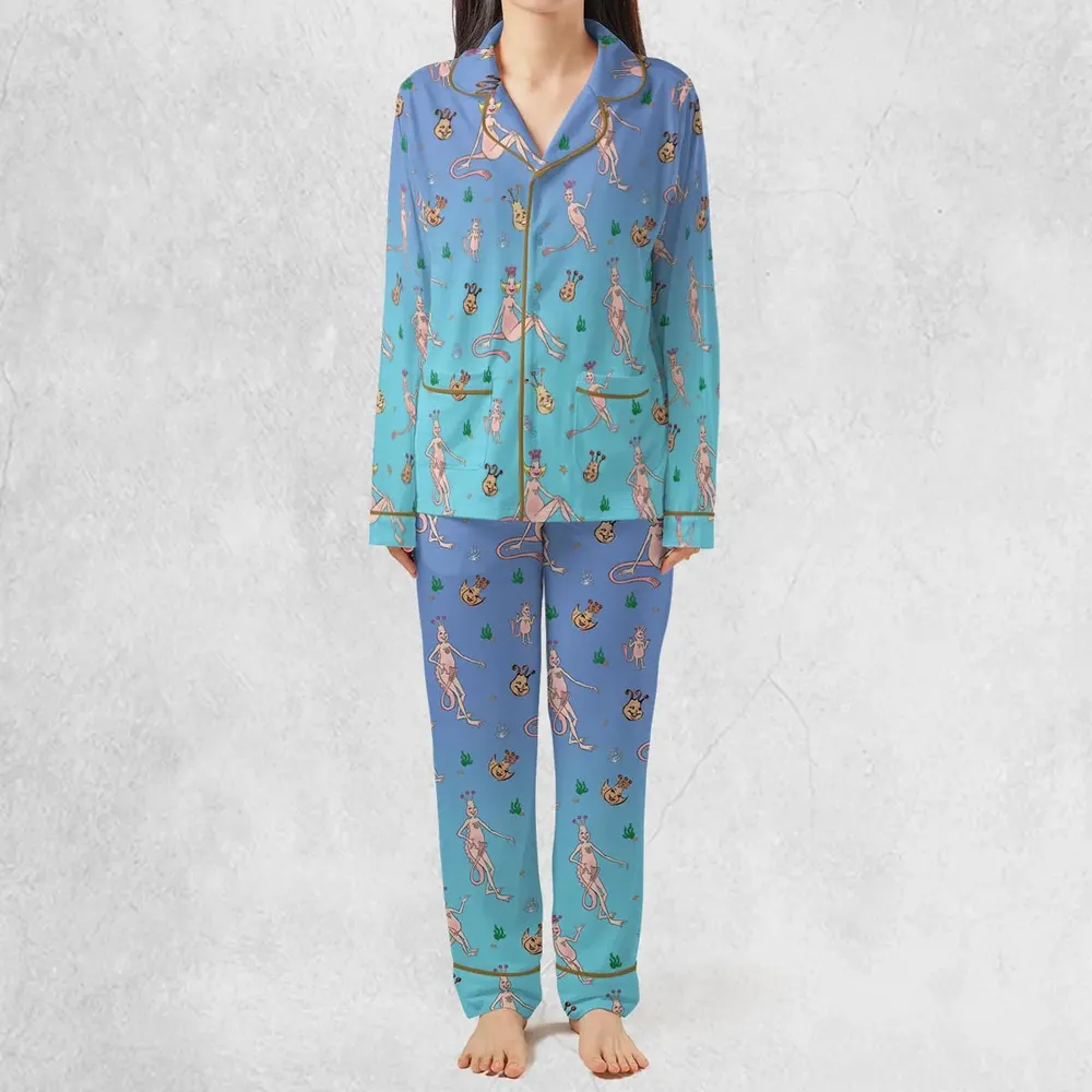 Who You Callin' One-eyed Shrimp Sea-Monkeys Pajamas Set - 2