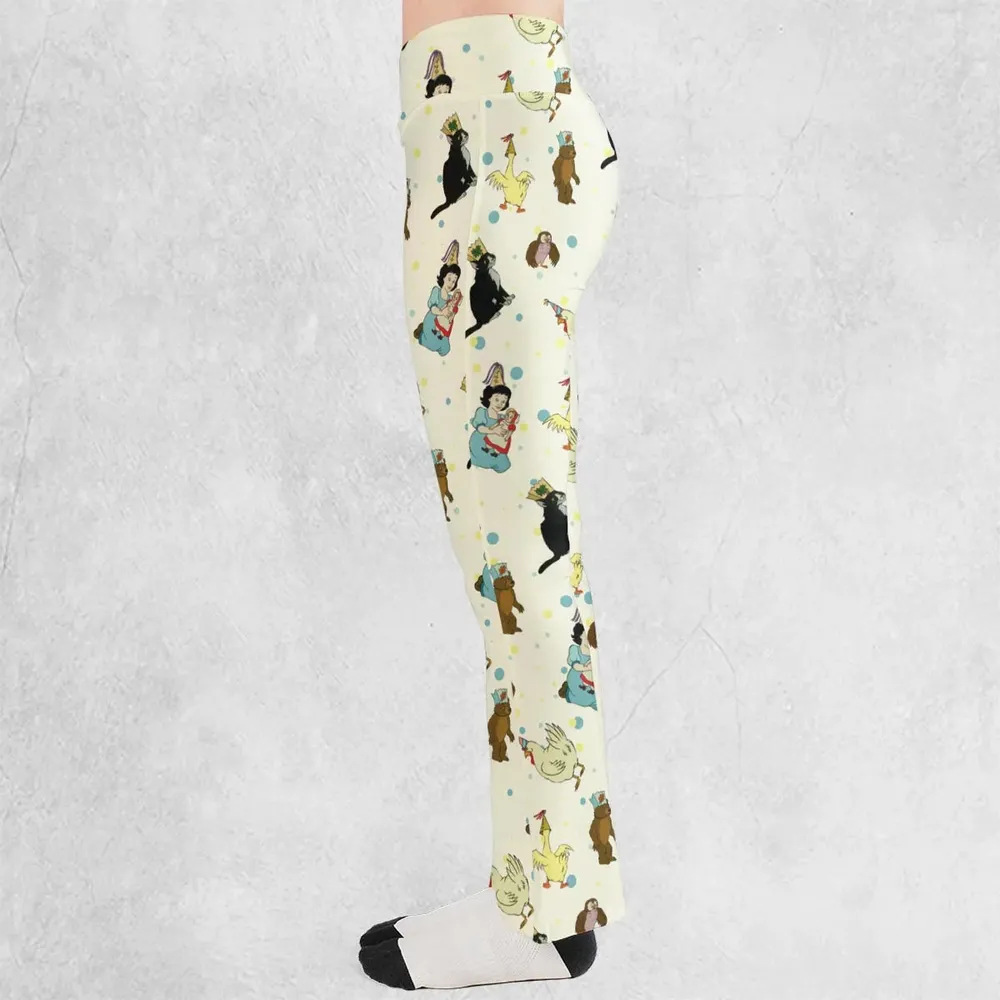 The Curious Cub and His Forest Friends Little Bear Flare Leggings - 3