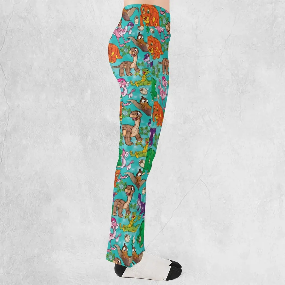 Squad Goals The Land Before Time Flare Leggings - 2