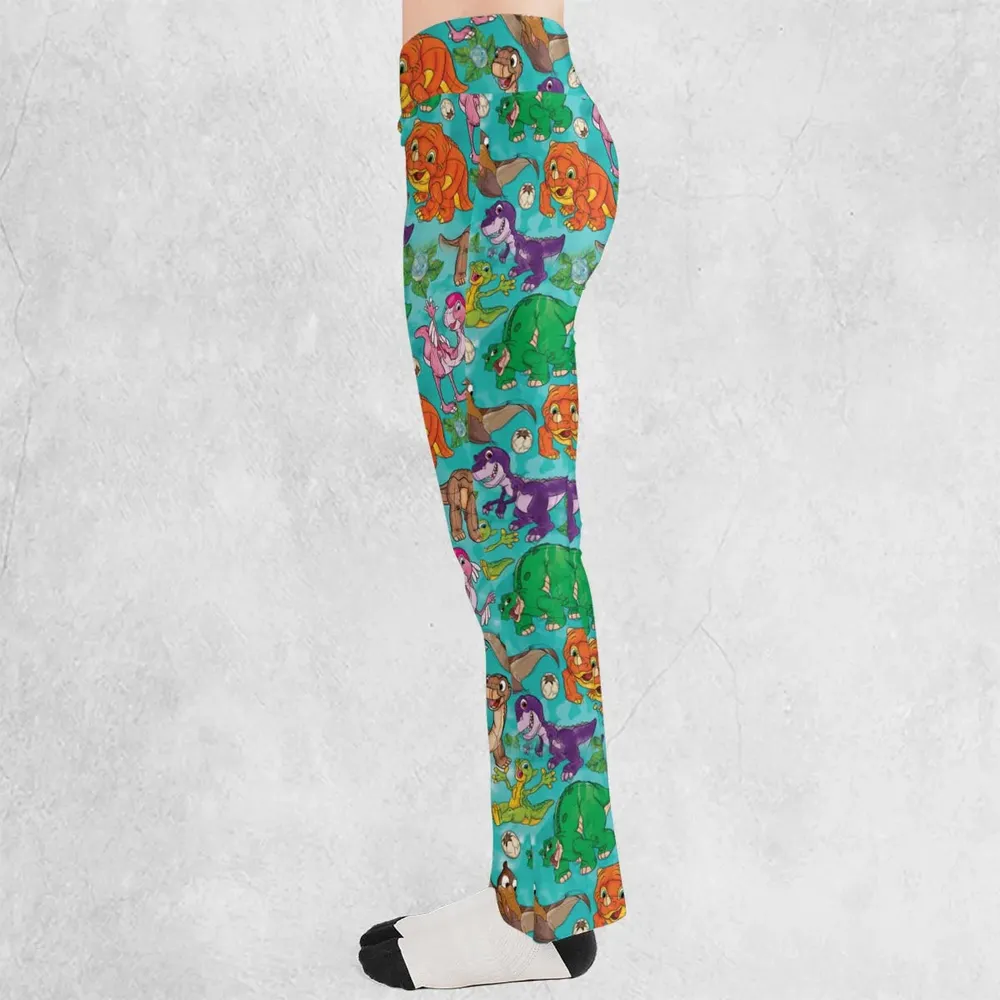 Squad Goals The Land Before Time Flare Leggings - 3