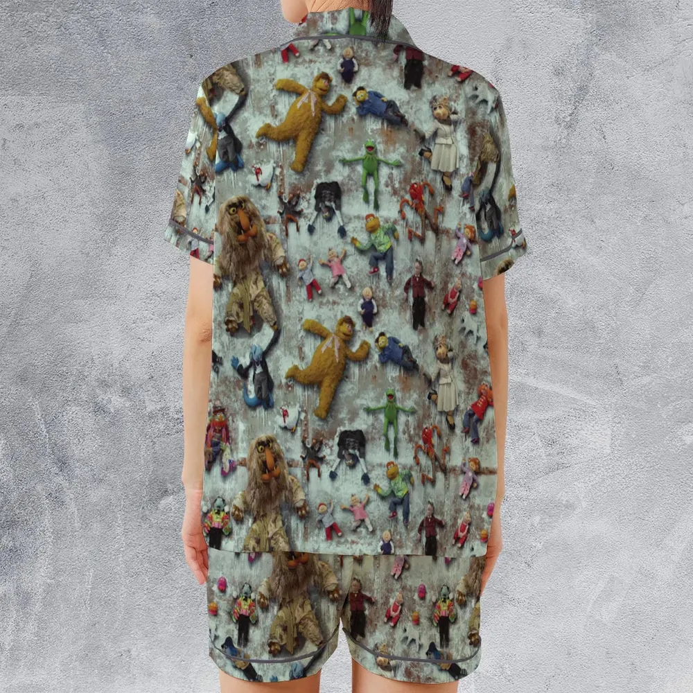 Together Again The Muppet Show Satin Short-Sleeve Pajamas Set - 2