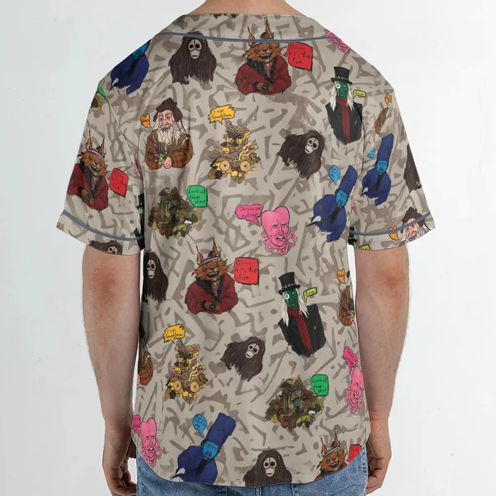 Look At Them Shine Mighty Boosh Unisex Baseball Jersey - 2