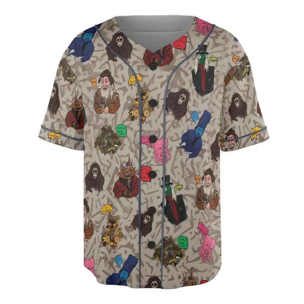 Look At Them Shine Mighty Boosh Unisex Baseball Jersey - 3