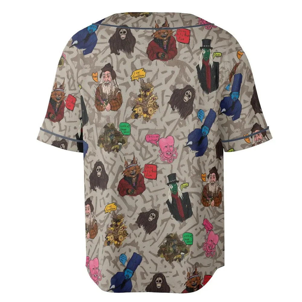 Look At Them Shine Mighty Boosh Unisex Baseball Jersey - 4