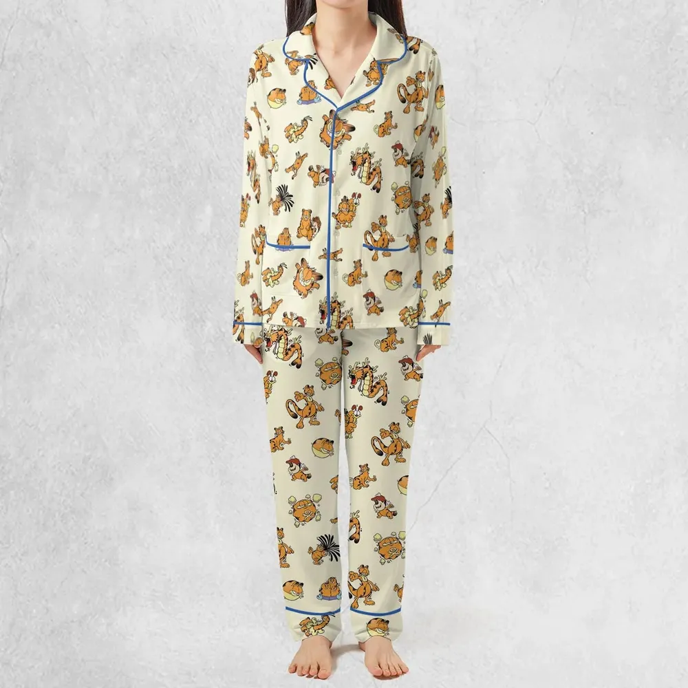 Lazy Legend Garfield Pokemon Mashup Pajamas Set - 2