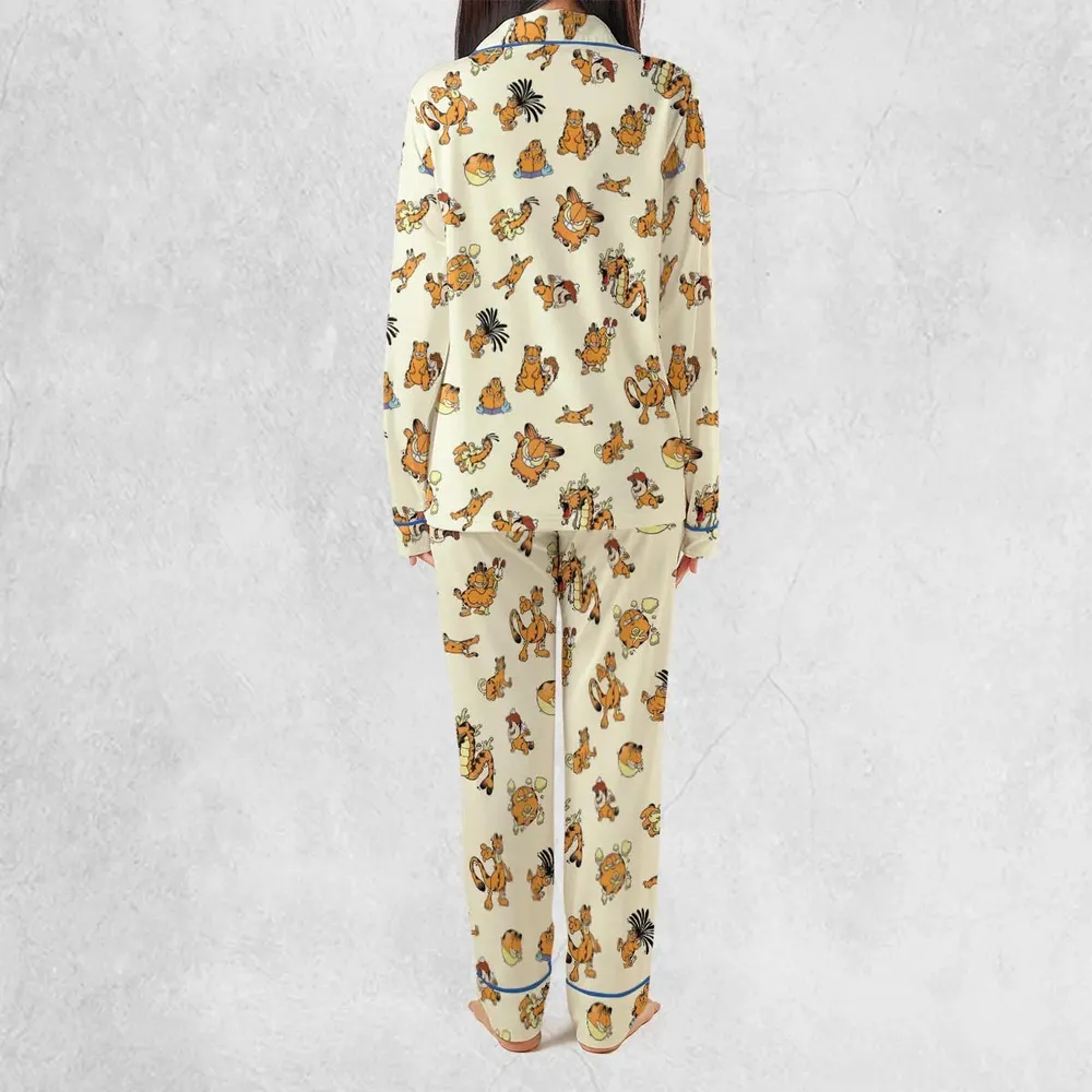 Lazy Legend Garfield Pokemon Mashup Pajamas Set - 3