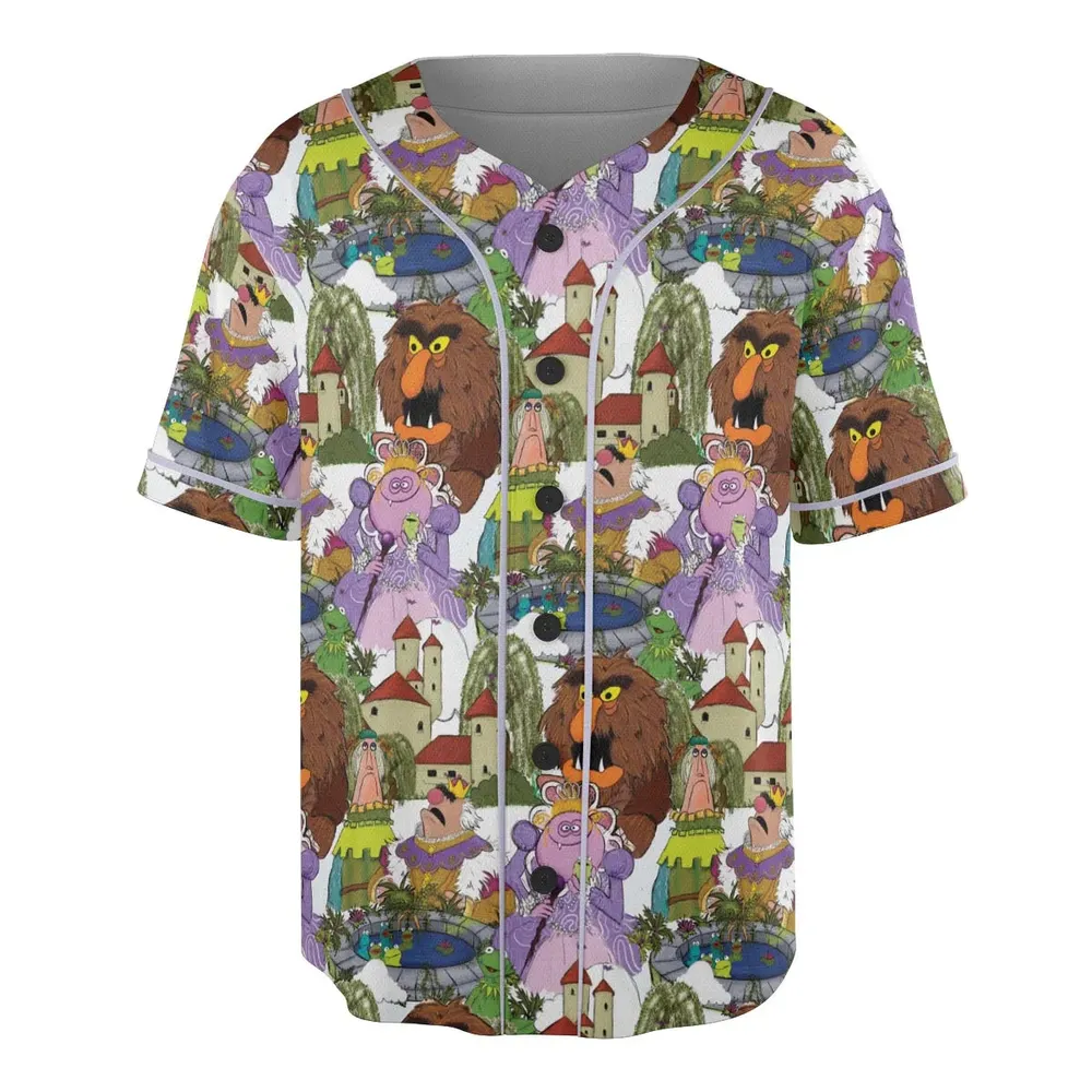The Frog Prince Tales from Muppetland Unisex Baseball Jersey - 3