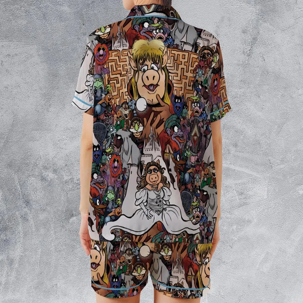 The Gob-Link King Satin Short-Sleeve Pajamas Set - 2