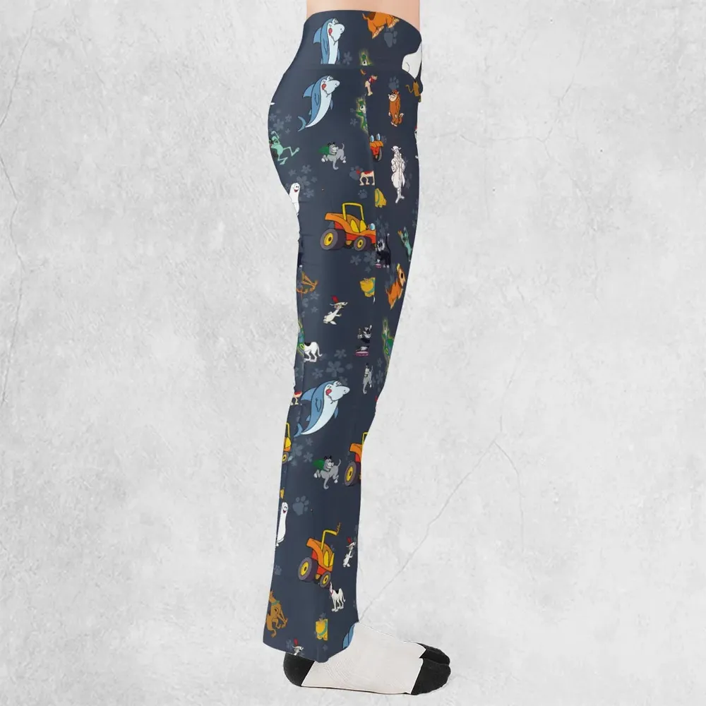 HB Scooby Clones Flare Leggings - 2