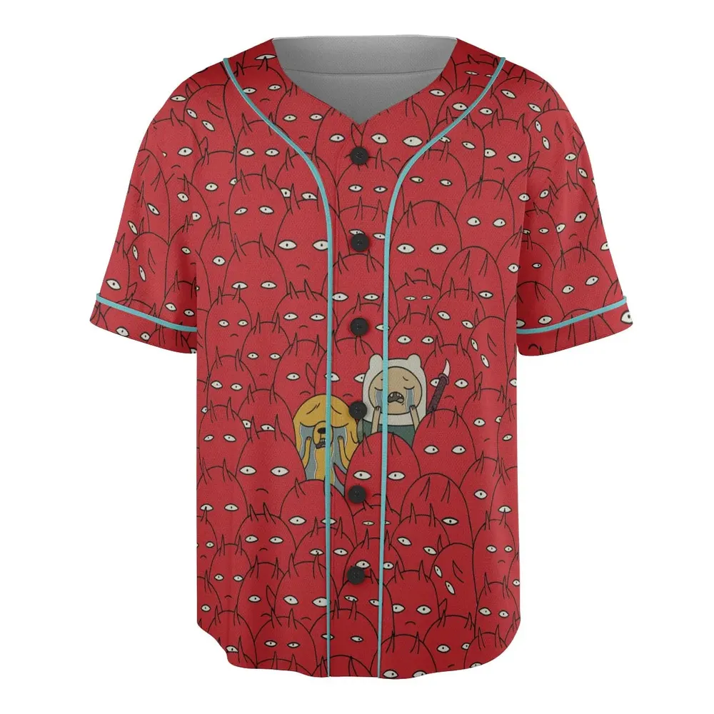 At Hell Adventure Time Unisex Baseball Jersey - 3