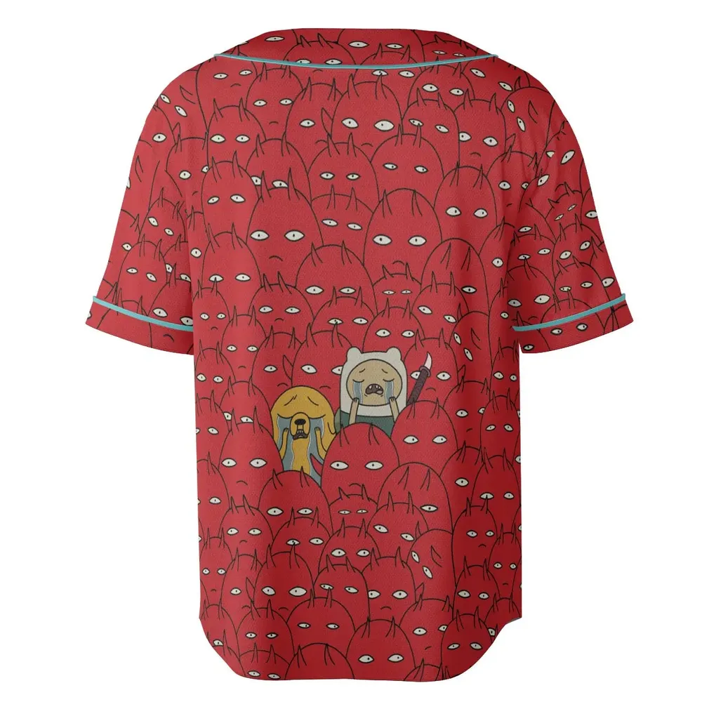 At Hell Adventure Time Unisex Baseball Jersey - 4