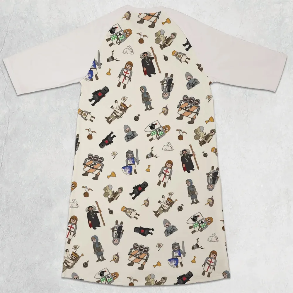 Holy Grail Toys 3/4 Sleeve Raglan Dress - 2