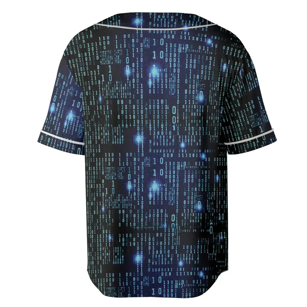 Binary Vibes Unisex Baseball Jersey - 4