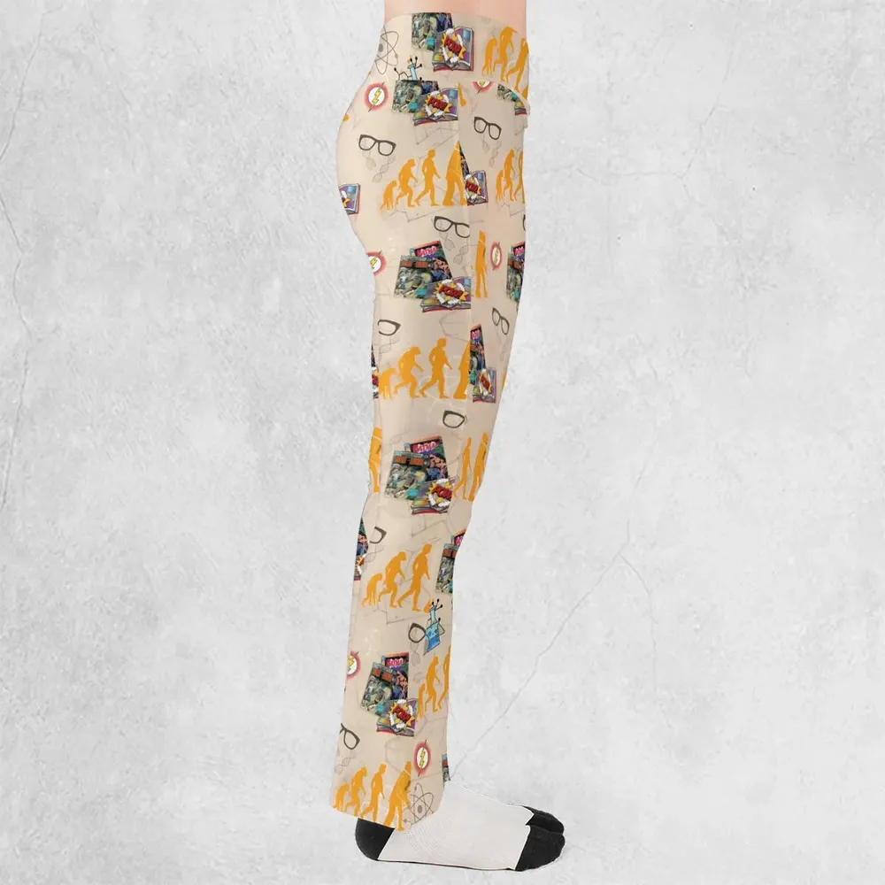 Geek Alert The Big Bang Theory Flare Leggings - 2
