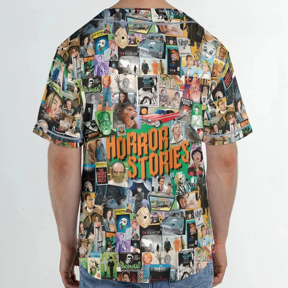 Horror Stories Unisex Baseball Jersey - 2