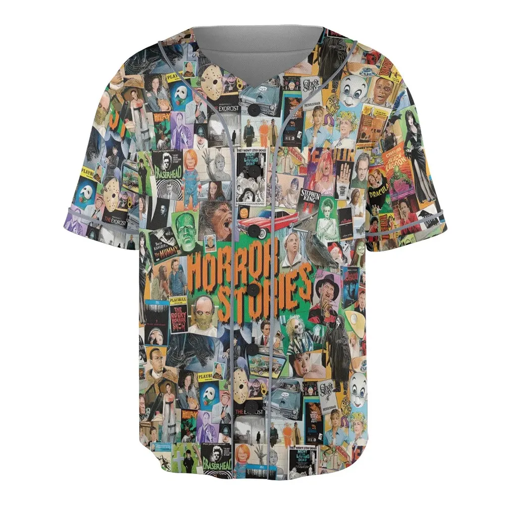 Horror Stories Unisex Baseball Jersey - 3