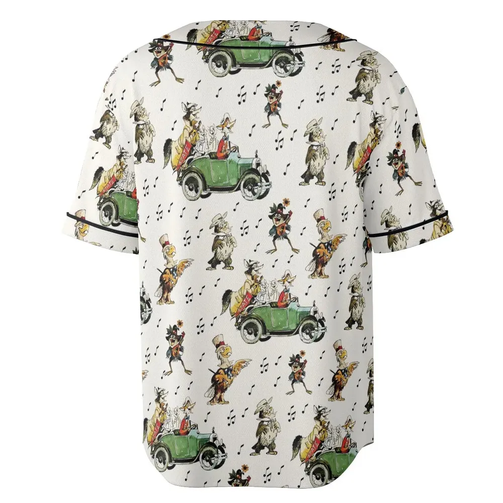 America Sings Characters Unisex Baseball Jersey - 4