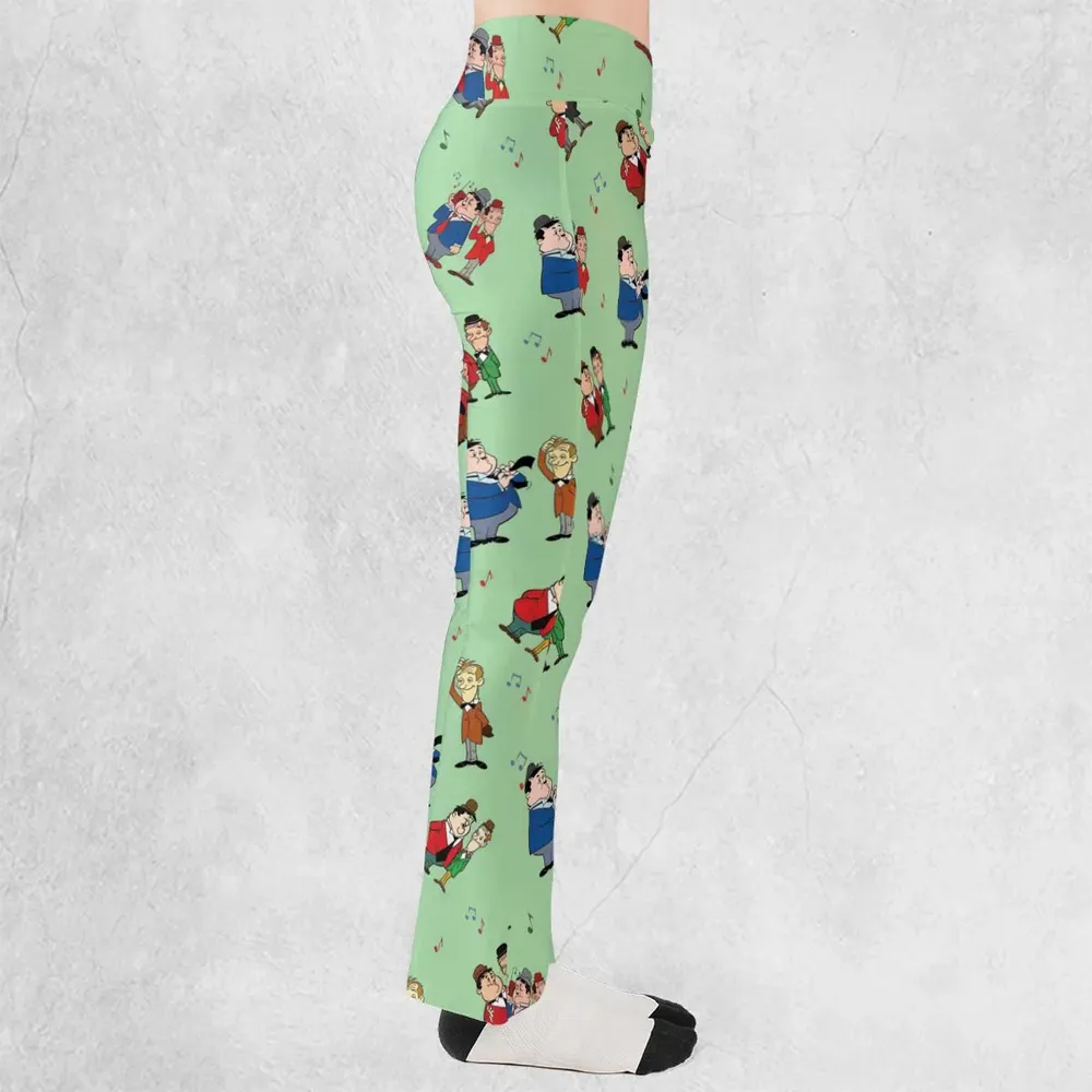 Another Fine Mess Laurel And Hardy Flare Leggings - 2