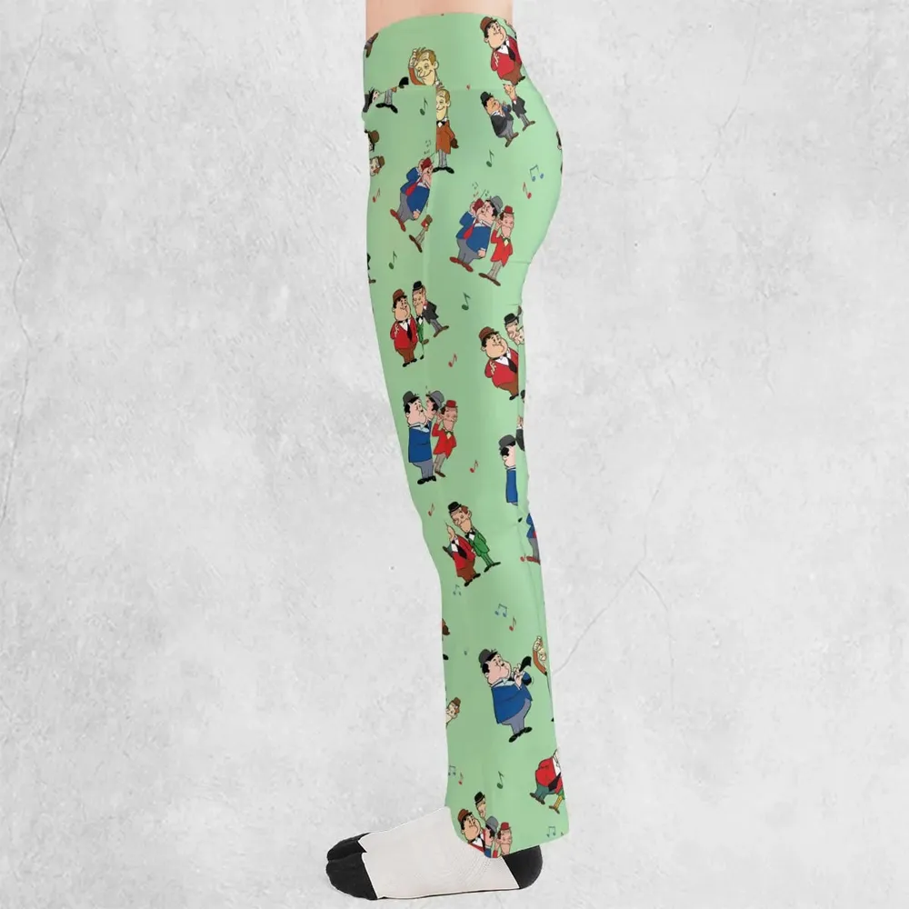 Another Fine Mess Laurel And Hardy Flare Leggings - 3