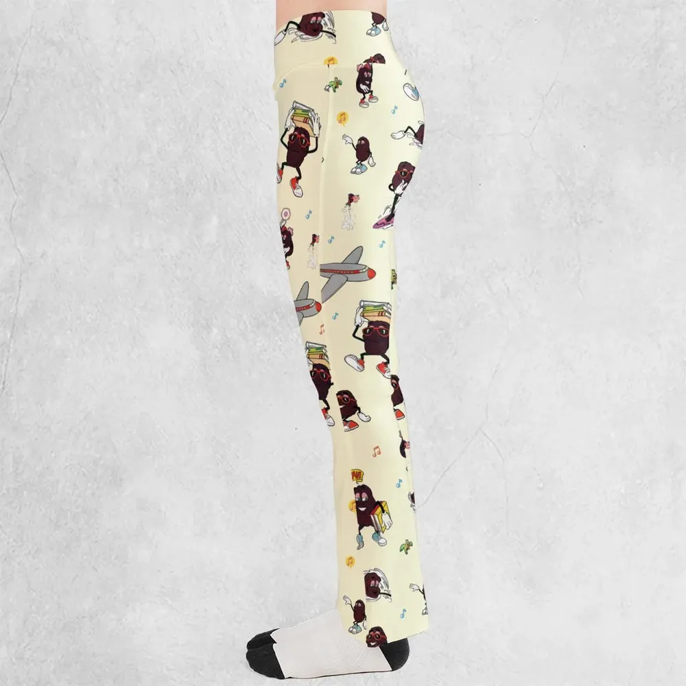 Hardee's california Raisins Mascots Flare Leggings - 3