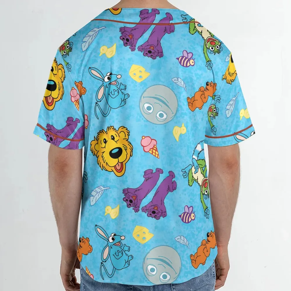Bear in the Big Blue House Unisex Baseball Jersey - 2