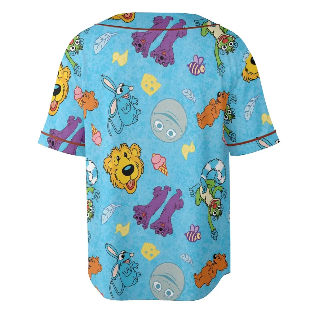 Bear in the Big Blue House Unisex Baseball Jersey - 4