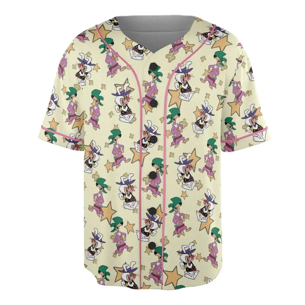 Ricochet Rabbit And Droop-A-Long Unisex Baseball Jersey - 3