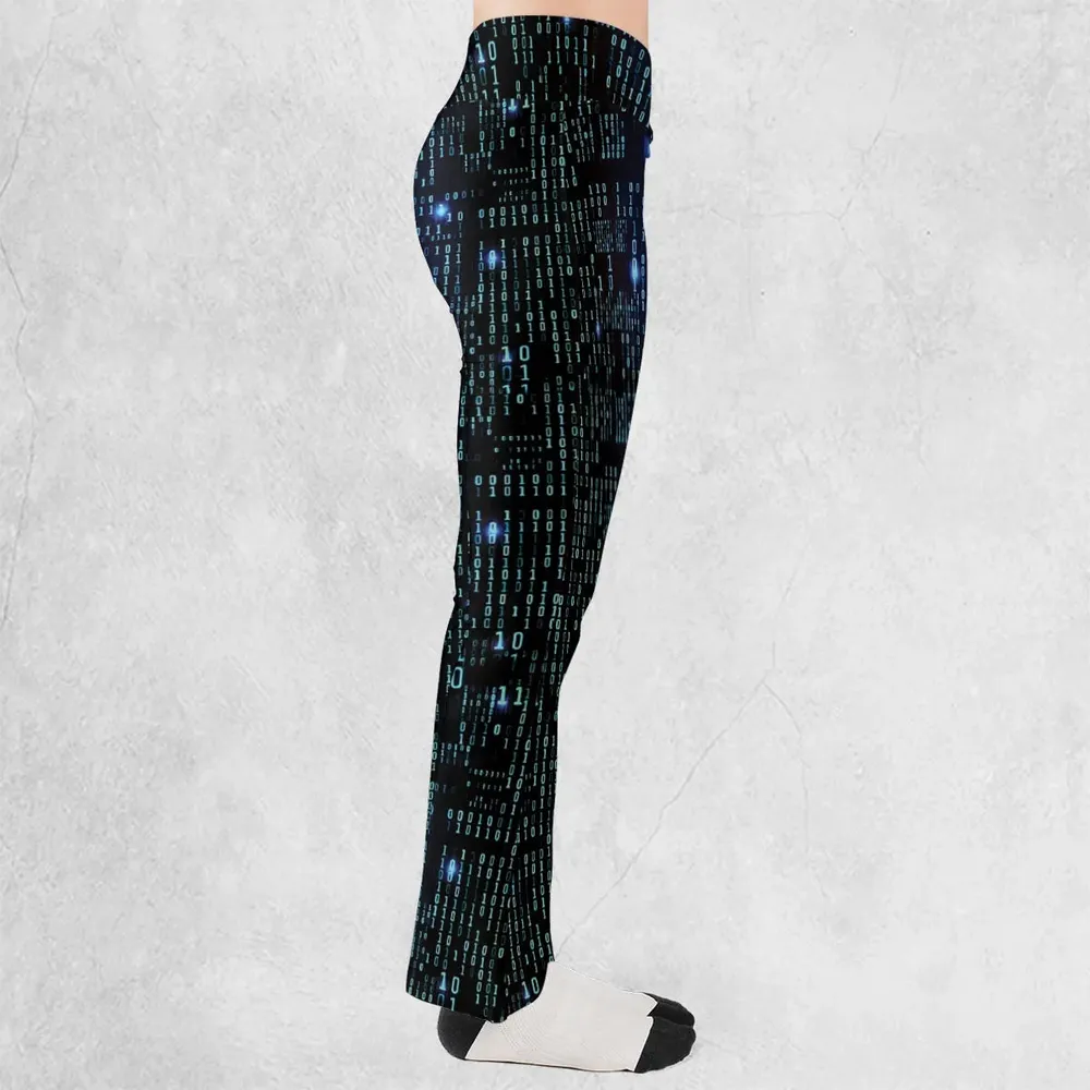 Binary Vibes Flare Leggings - 2