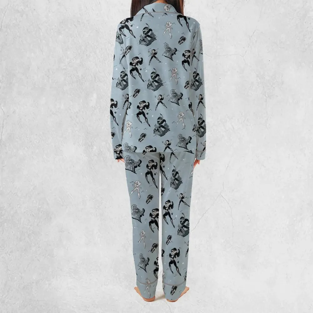 Faster Pussycat Kill Kill Characters Pajamas Set - 3