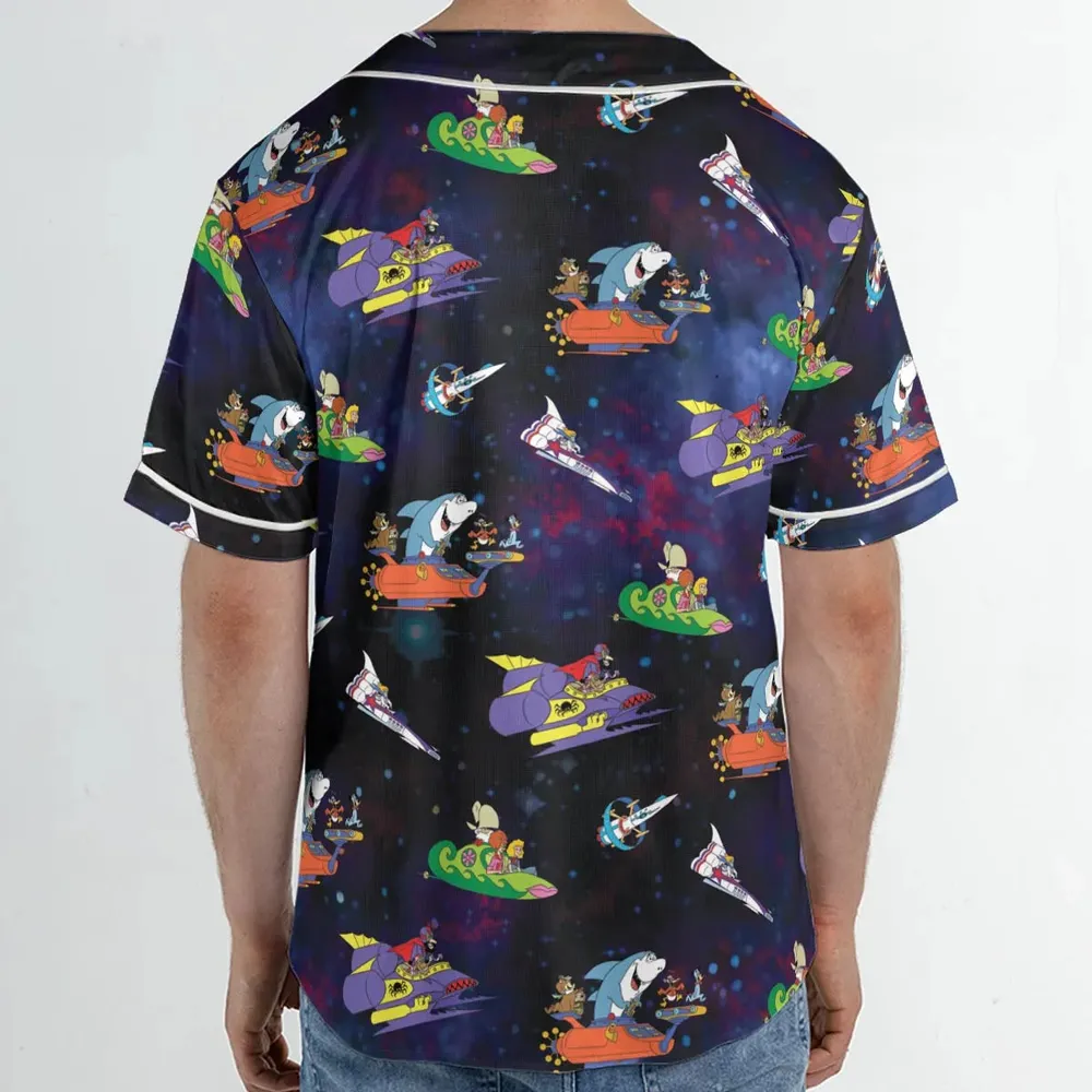 Yogi’s Space Race Unisex Baseball Jersey - 2