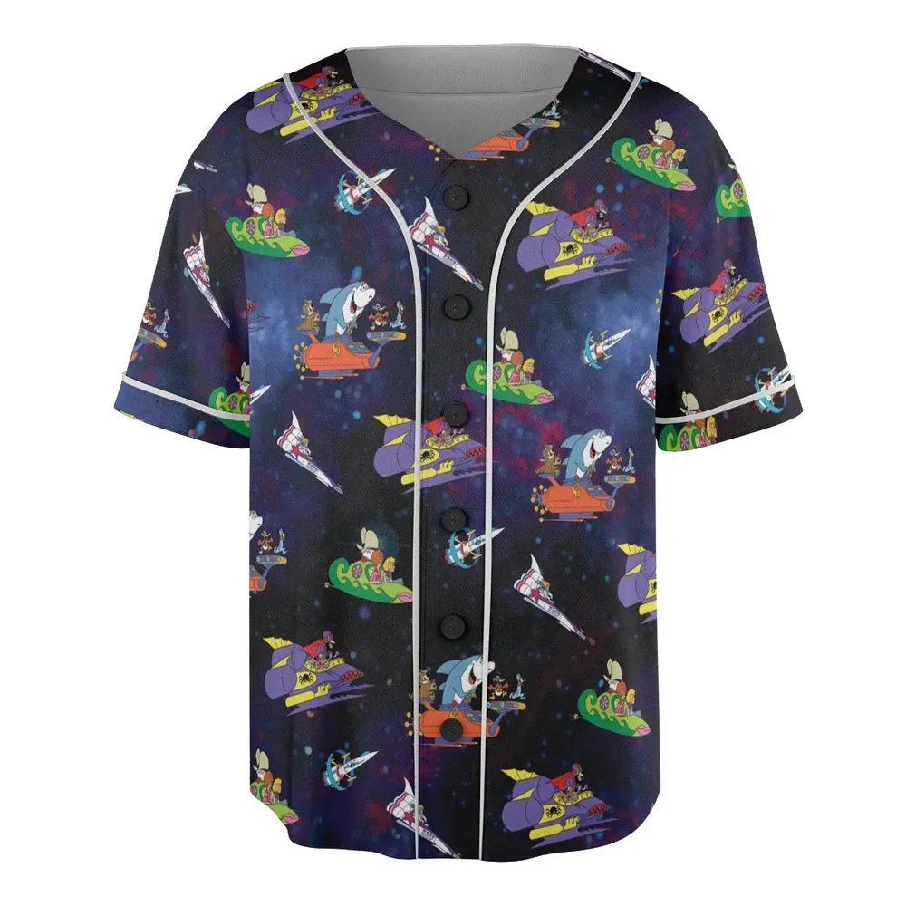 Yogi’s Space Race Unisex Baseball Jersey - 3