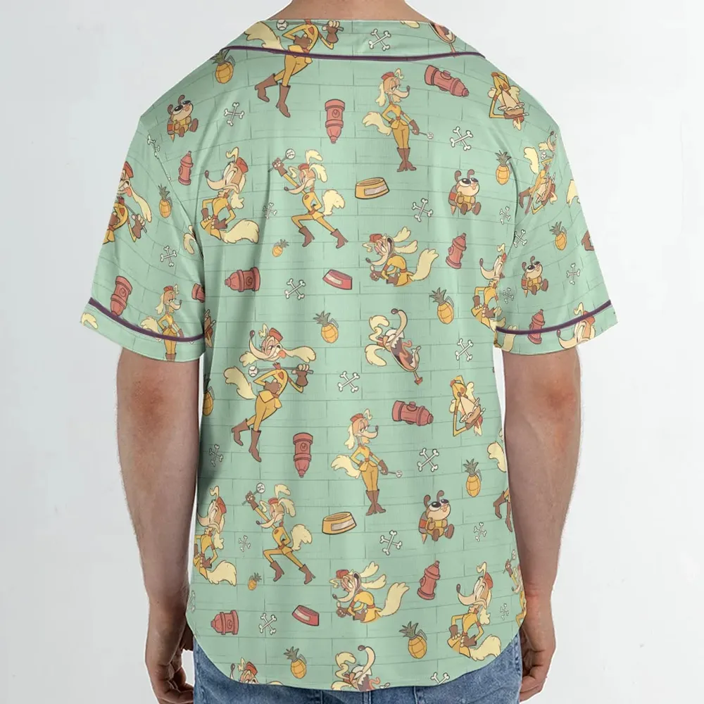 Sergeant O'Fera Cuphead Unisex Baseball Jersey - 2