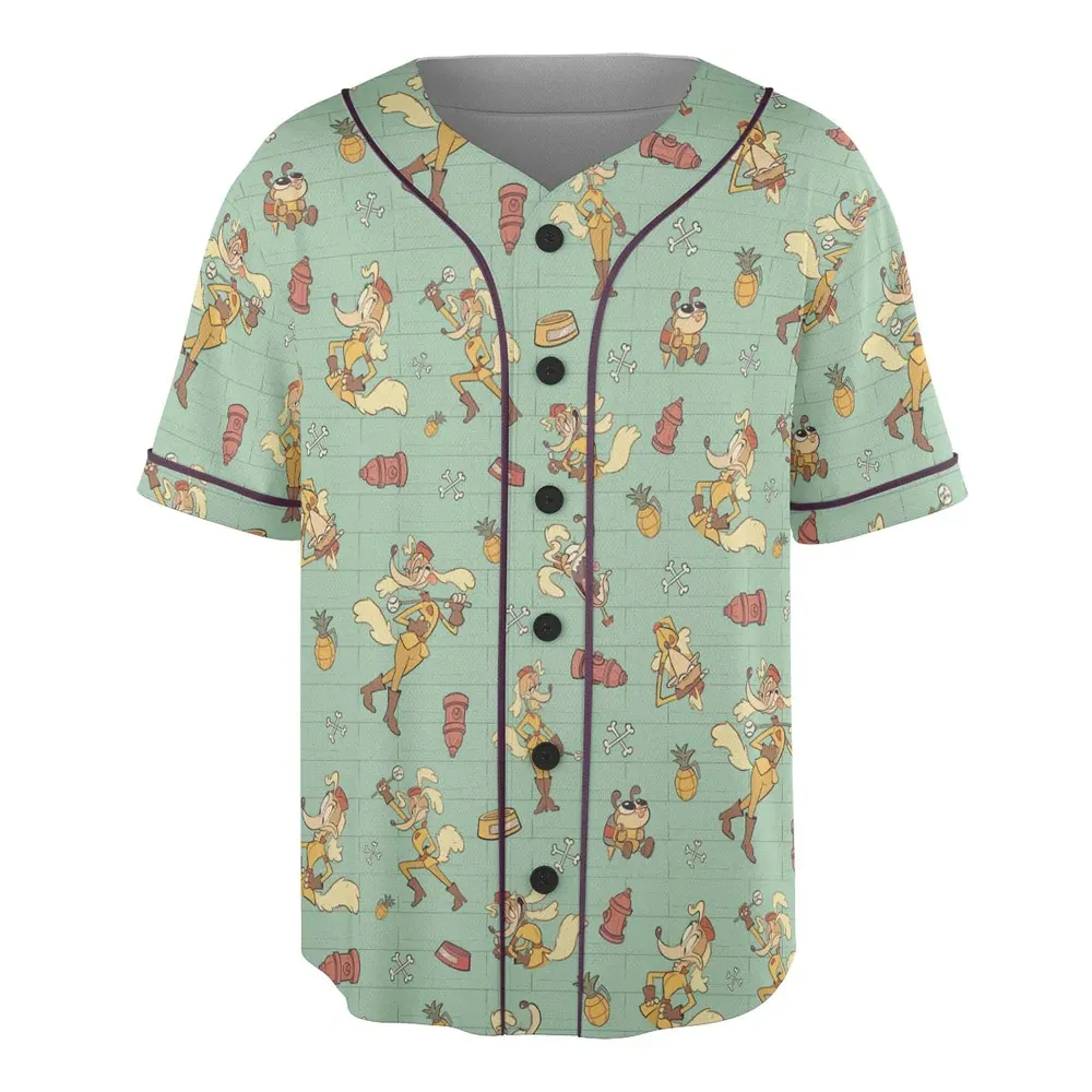 Sergeant O'Fera Cuphead Unisex Baseball Jersey - 3