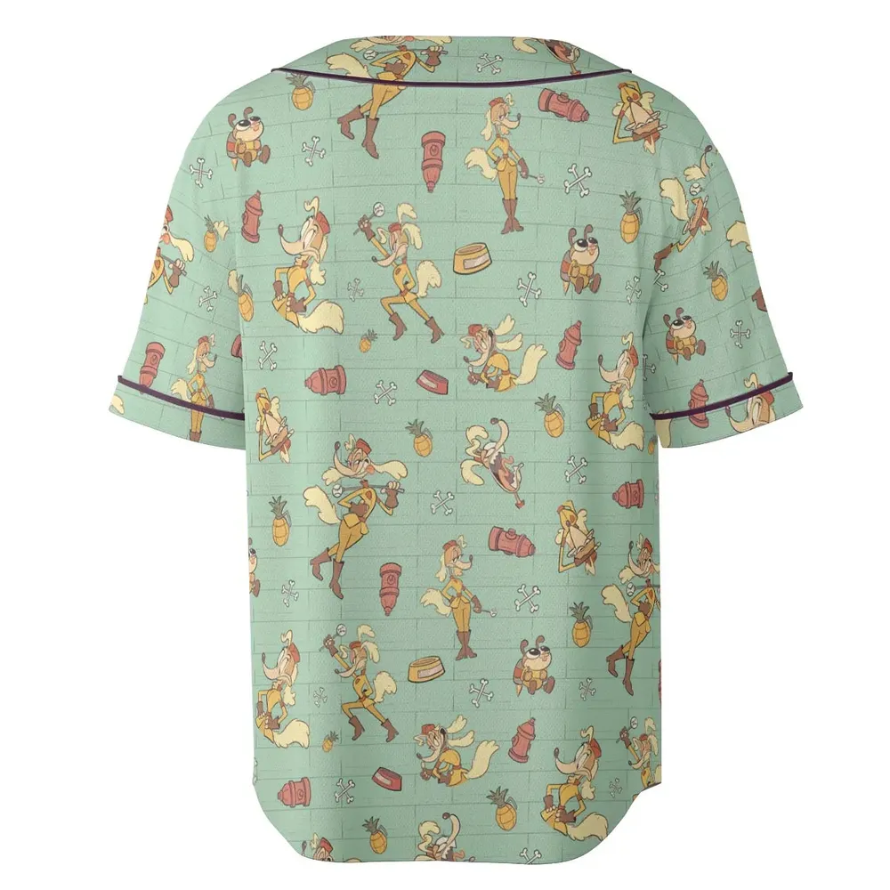 Sergeant O'Fera Cuphead Unisex Baseball Jersey - 4