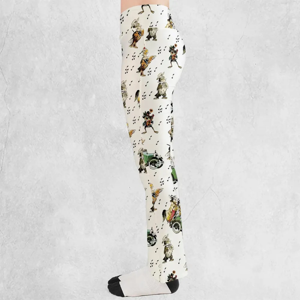 America Sings Characters Flare Leggings - 3