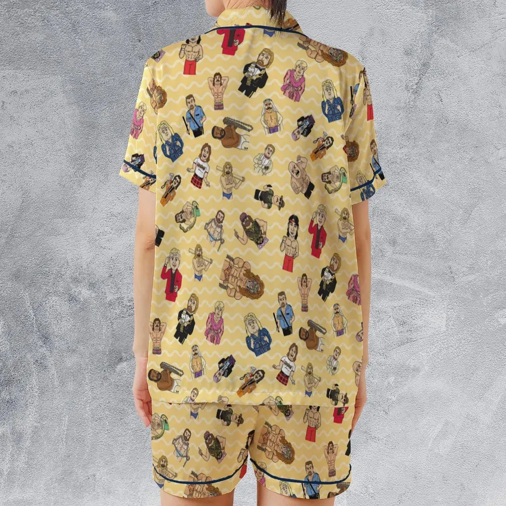 WWF Heroes Satin Short-Sleeve Pajamas Set - 2