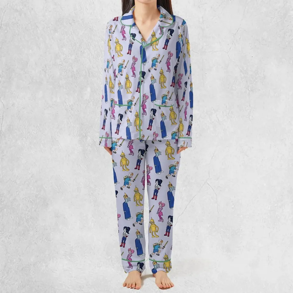 Future Time Futurama Adventure Time Mashup Pajamas Set - 2