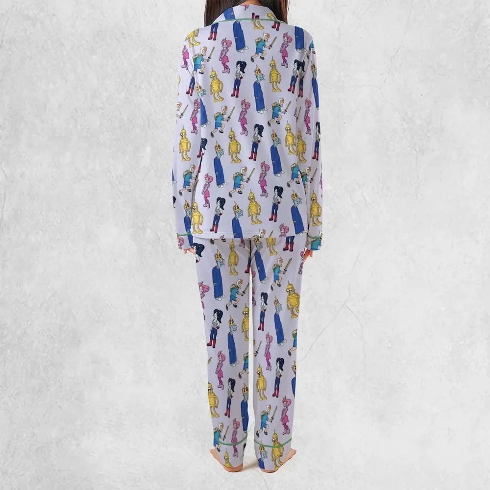 Future Time Futurama Adventure Time Mashup Pajamas Set - 3