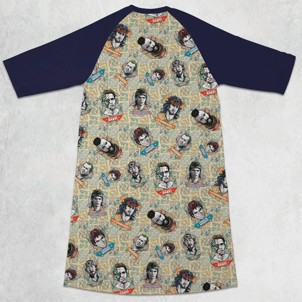 Battle Ready Fighters 3/4 Sleeve Raglan Dress - 2