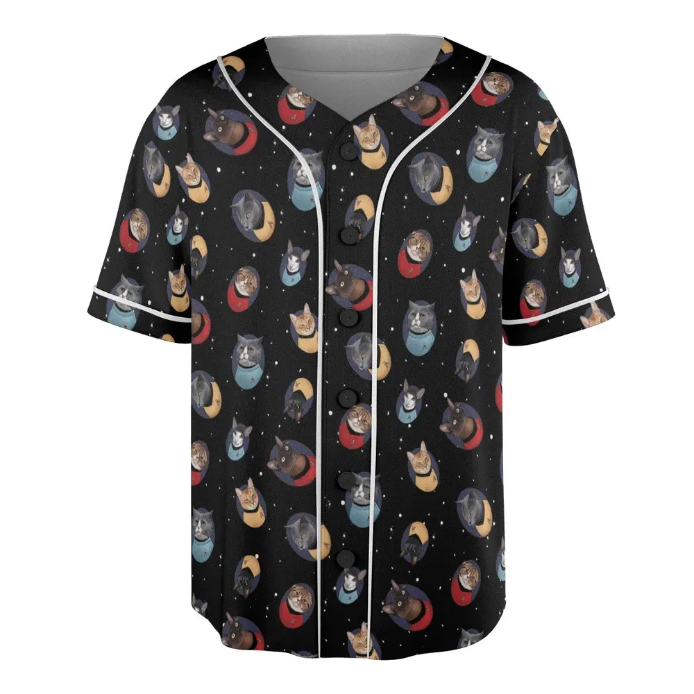 Live Long and Paws-purr Star Trek Unisex Baseball Jersey - 3