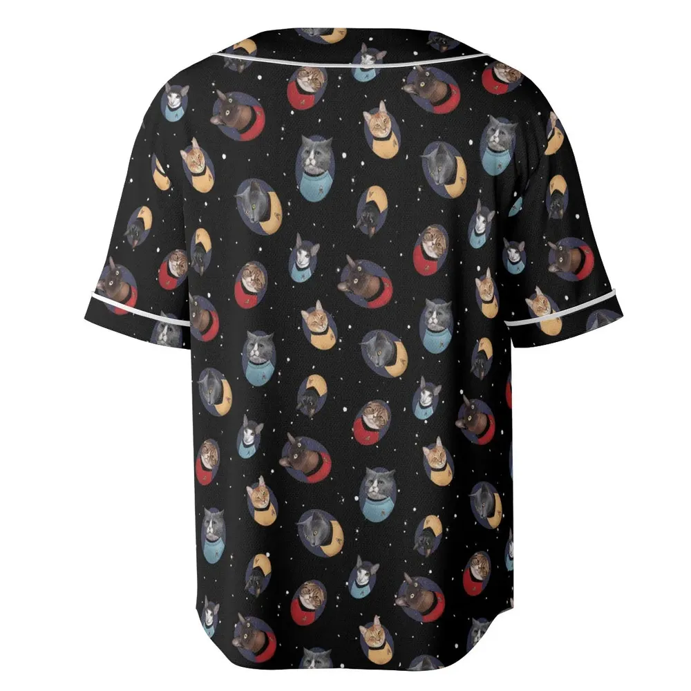 Live Long and Paws-purr Star Trek Unisex Baseball Jersey - 4