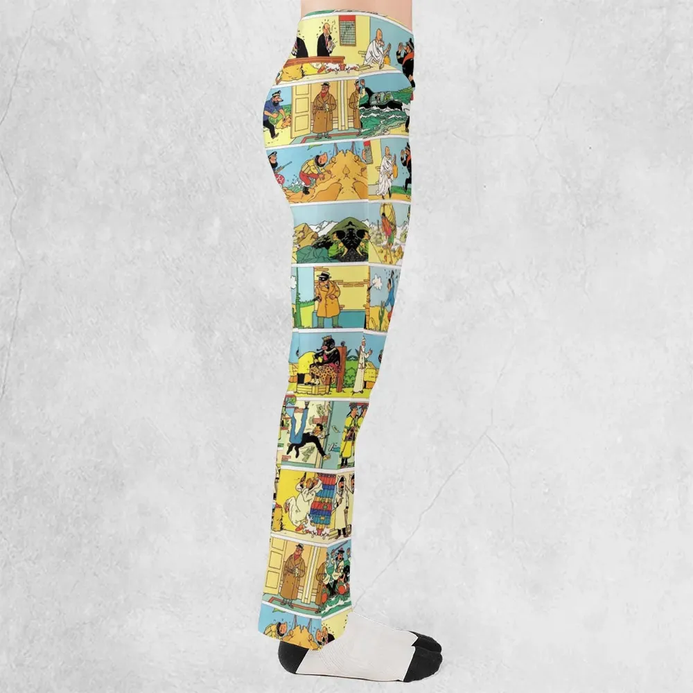 The Story Of Tintin Flare Leggings - 2