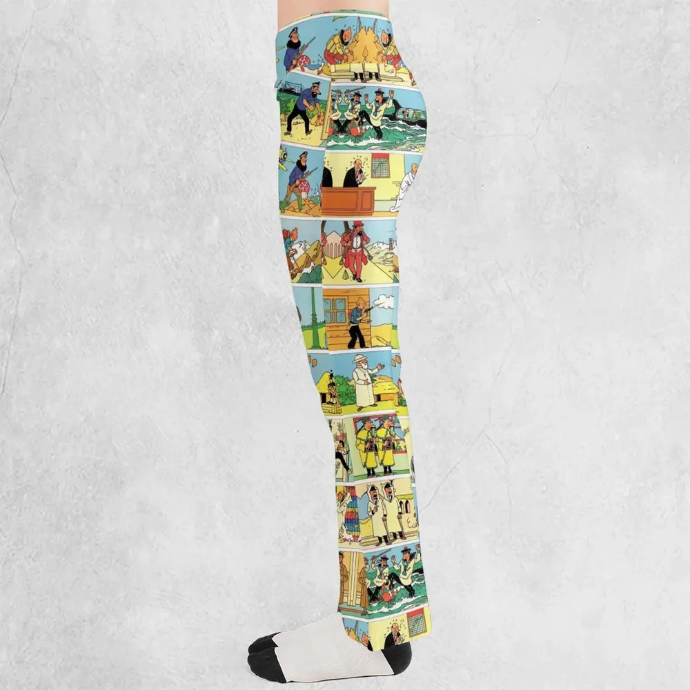 The Story Of Tintin Flare Leggings - 3