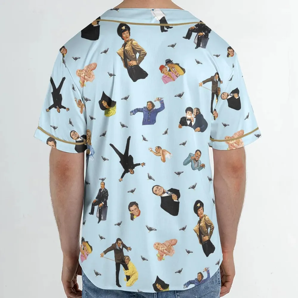 High Anxiety Characters Unisex Baseball Jersey - 2