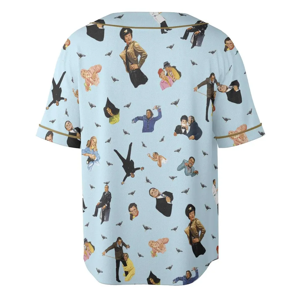 High Anxiety Characters Unisex Baseball Jersey - 4