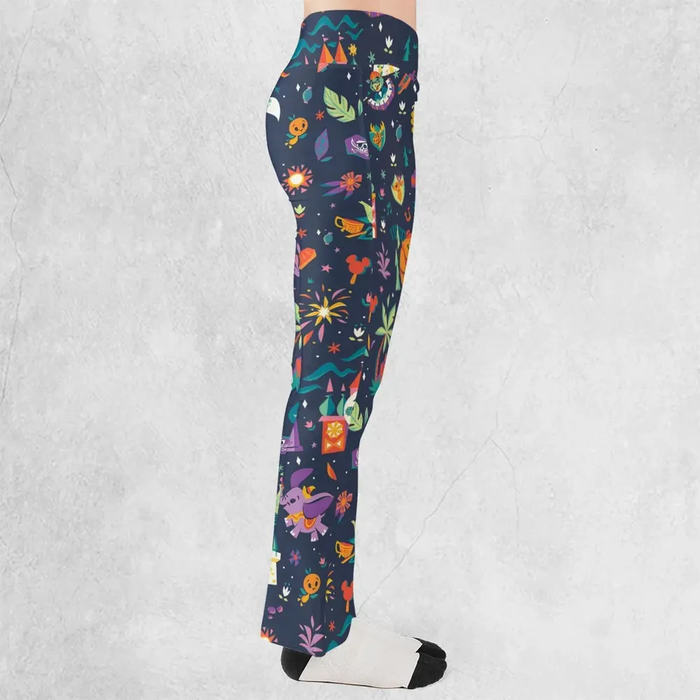 Magic Kingdom Theme Flare Leggings - 2