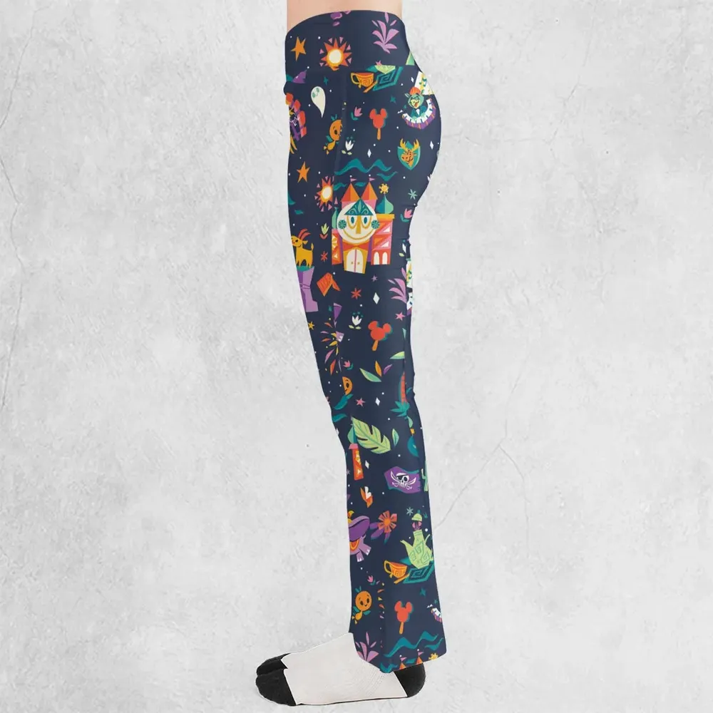 Magic Kingdom Theme Flare Leggings - 3