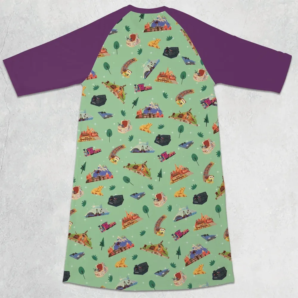 Slash Space Thunder Everest 3/4 Sleeve Raglan Dress - 2